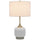 150W 3 way Palmyra metal/glass table lamp. Sold in pairs - Cal Lighting