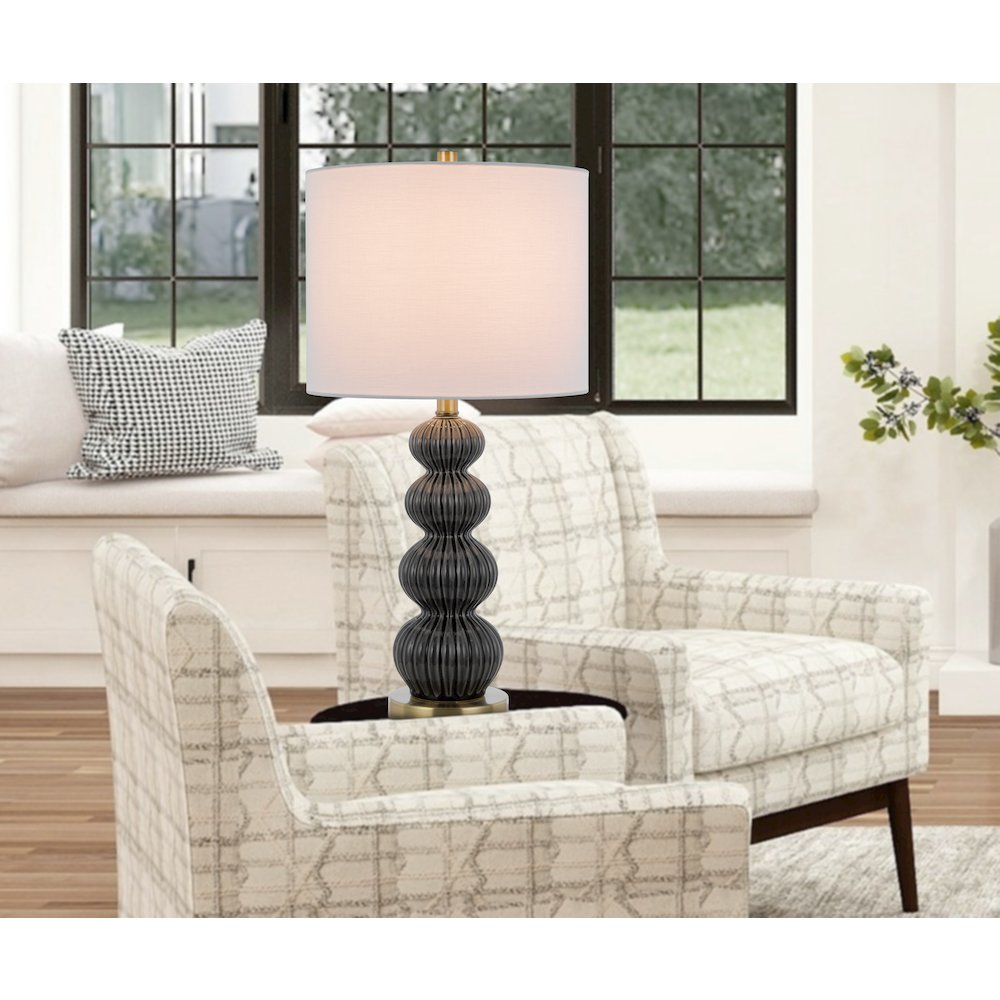 100W Carlisle ceramic table lamp. Sold in pairs - Cal Lighting