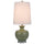 100W Kawela ceramic table lamp with crystal base. Sold in pairs - Cal Lighting