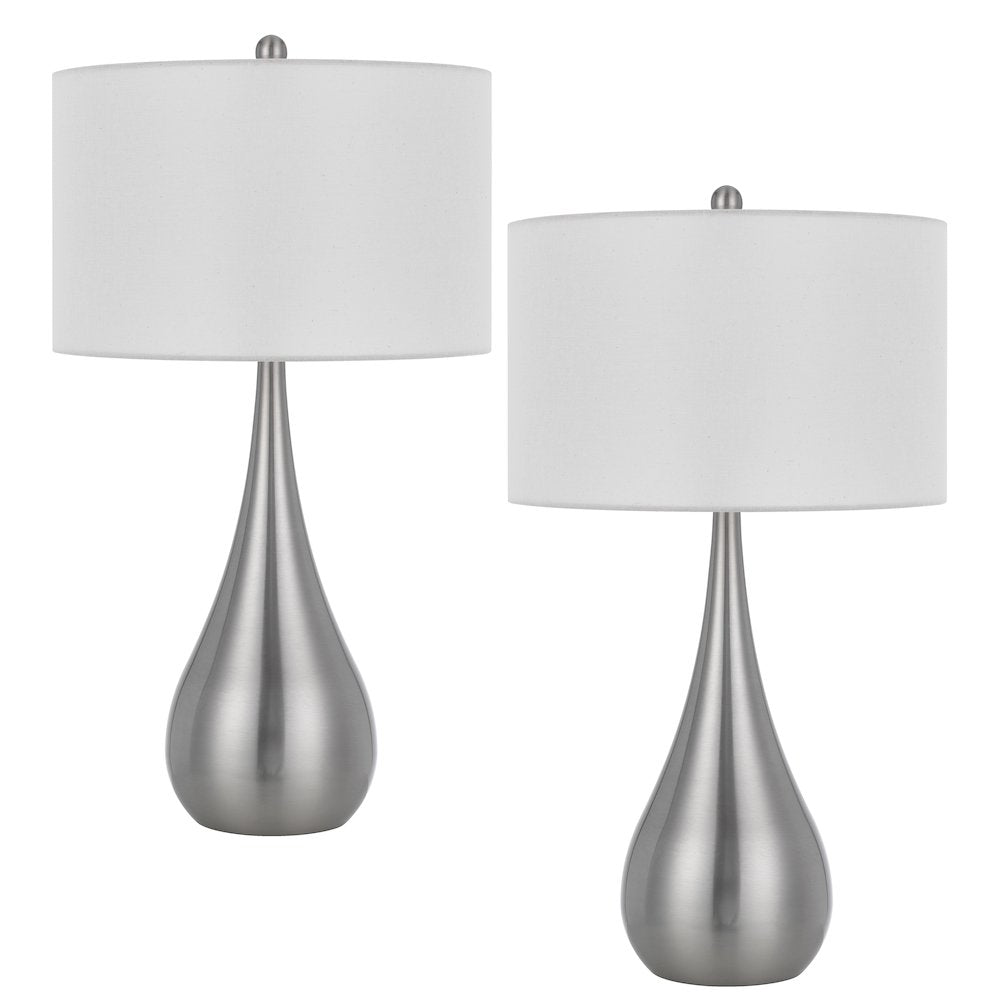 150W 3 way Diego metal table lamp. Sold in pairs - Cal Lighting