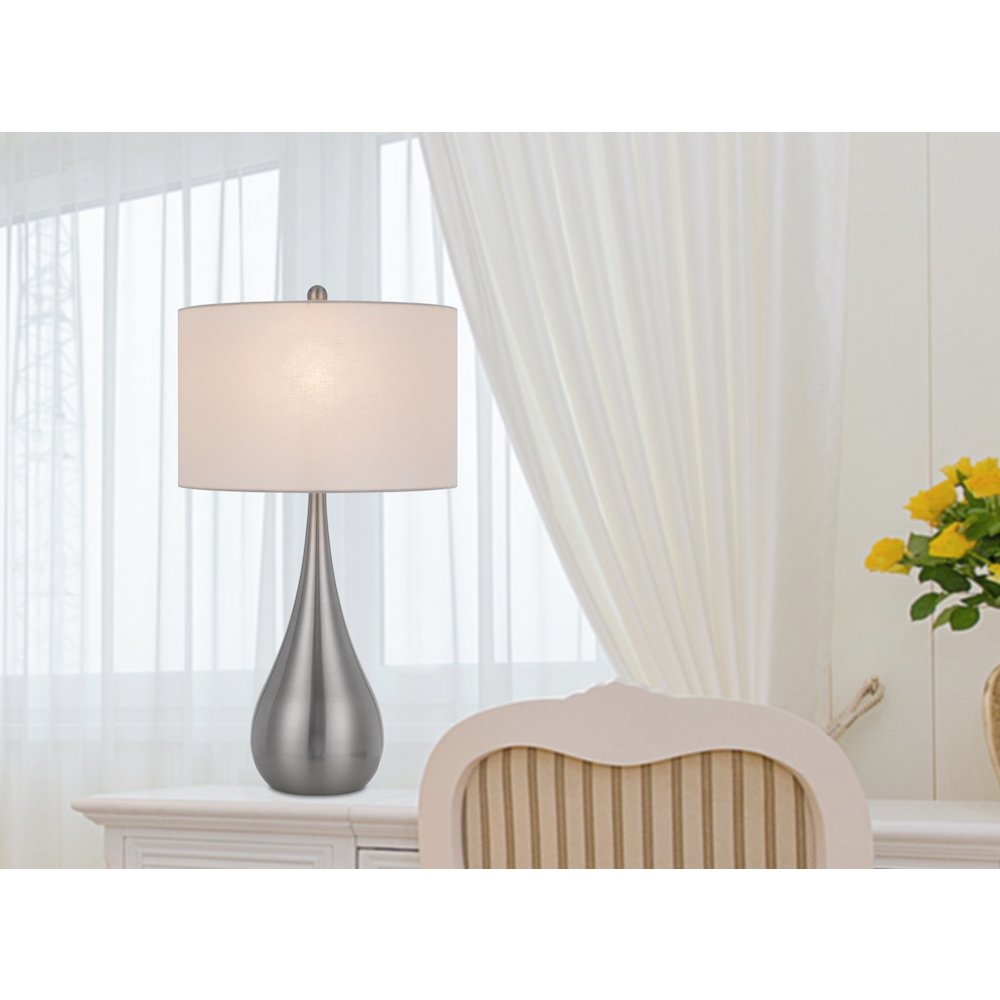 150W 3 way Diego metal table lamp. Sold in pairs - Cal Lighting