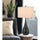 150W 3 way Diego metal table lamp. Sold in pairs - Cal Lighting