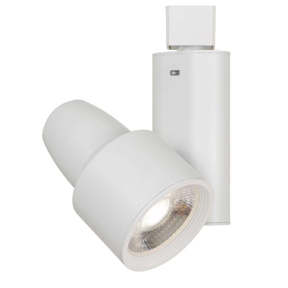 Integrated dimmable 40W LED track fixture with 3 level temperature control. 2700K/3000K/4000K., White - Cal Lighting