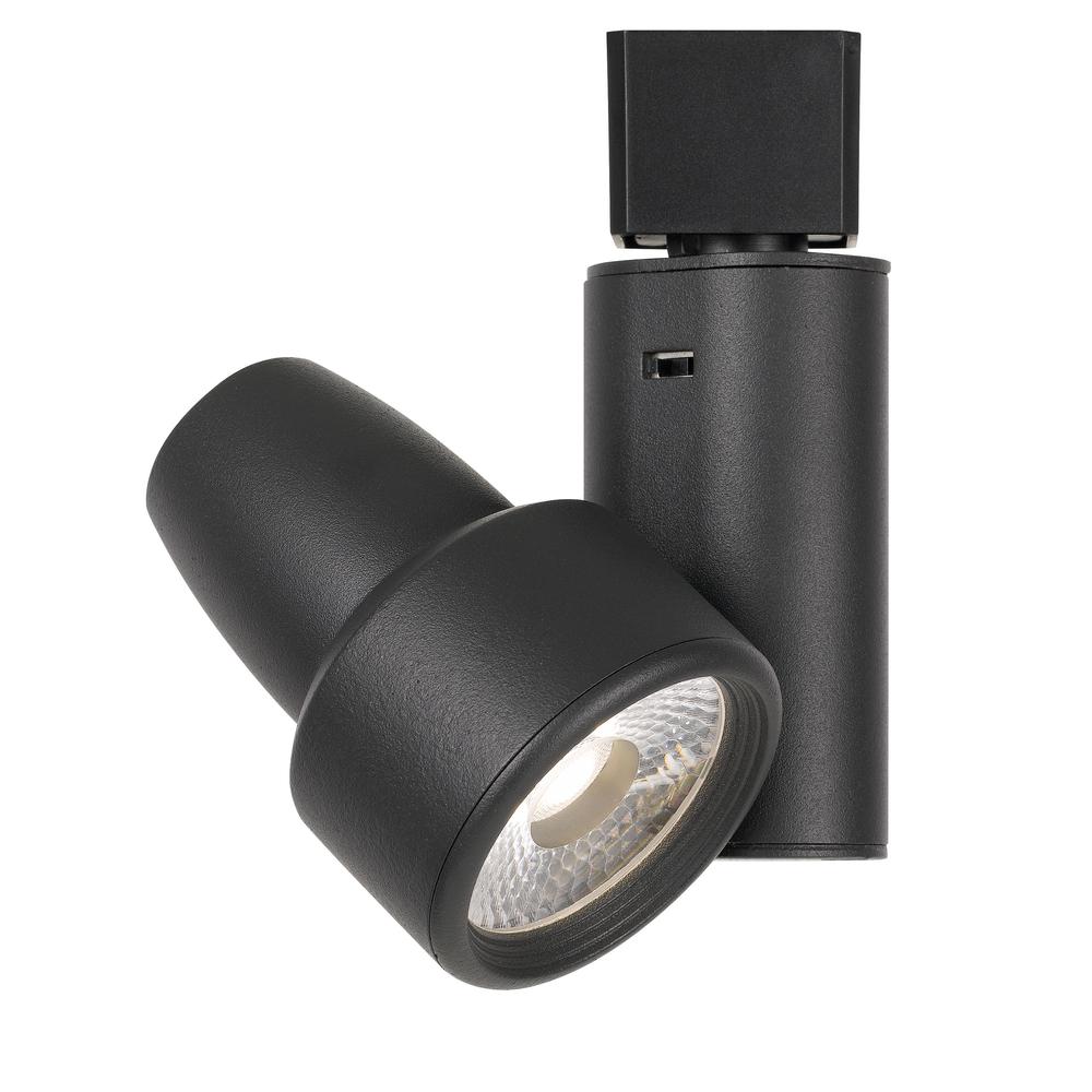 Integrated dimmable 20W LED track fixture with 3 level temperature control. 2700K/3000K/4000K., Black - Cal Lighting
