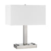 Colmar Metal Desk Lamp With 2 Power Outlets And 2 Usb Charging Ports - Cal Lighting