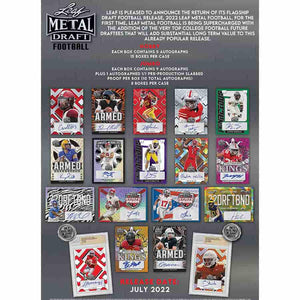 Leaf Trading Cards -  Metal - 2022 Leaf Metal Draft Football Hobby