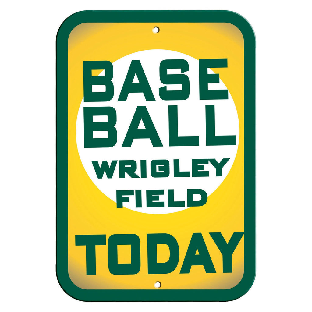 Chicago Cubs Sign 12x18 Plastic Wrigley Field Baseball Today Design CO - Fremont Die