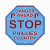 Philadelphia Phillies Sign 12x12 Plastic Stop Style Retro CO - Fremont Die