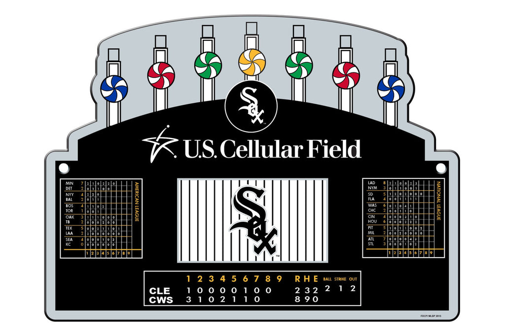 Chicago White Sox Sign 12x18 Plastic US Cellular Field CO - Fremont Die