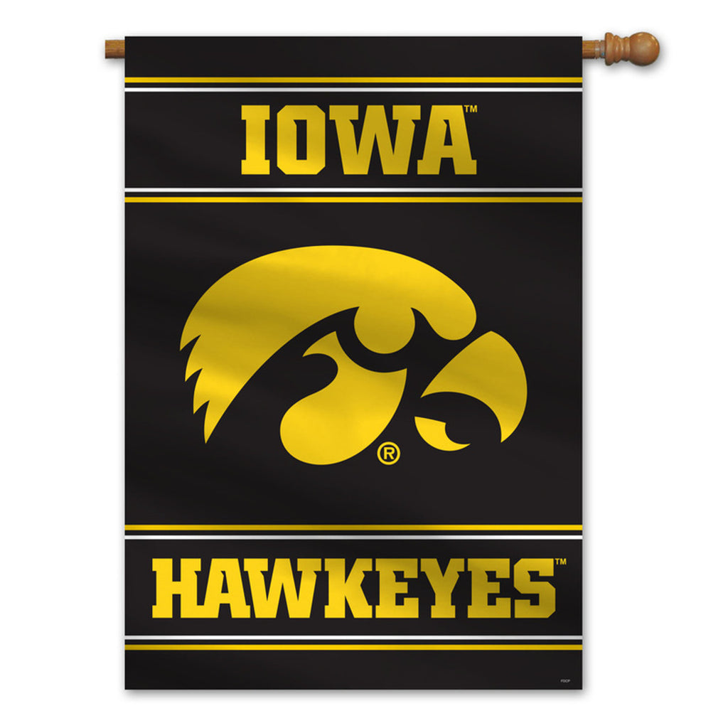 Iowa Hawkeyes Banner 28x40 House Flag Style 2 Sided CO - Fremont Die