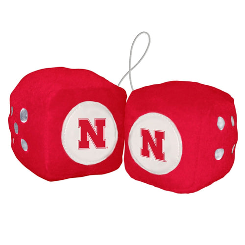 Nebraska Cornhuskers Fuzzy Dice CO - 14.5