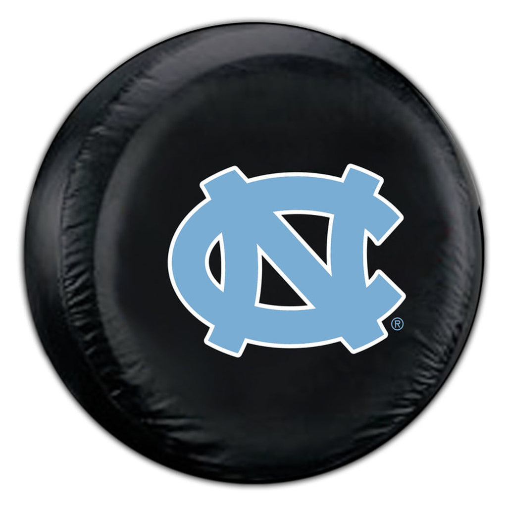 North Carolina Tar Heels Tire Cover Large Size Black CO - Fremont Die