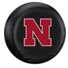 Nebraska Cornhuskers Tire Cover Standard Size Black - Fremont Die