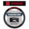 Nebraska Cornhuskers Steering Wheel Cover Mesh Style N Logo Design CO - Fremont Die