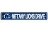 Penn State Nittany Lions Sign 4x24 Plastic Street Style CO - Fremont Die