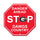 Georgia Bulldogs Sign 12x12 Plastic Stop Style CO - Fremont Die