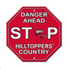 Western Kentucky Hilltoppers Sign 12x12 Plastic Stop Style CO - Fremont Die