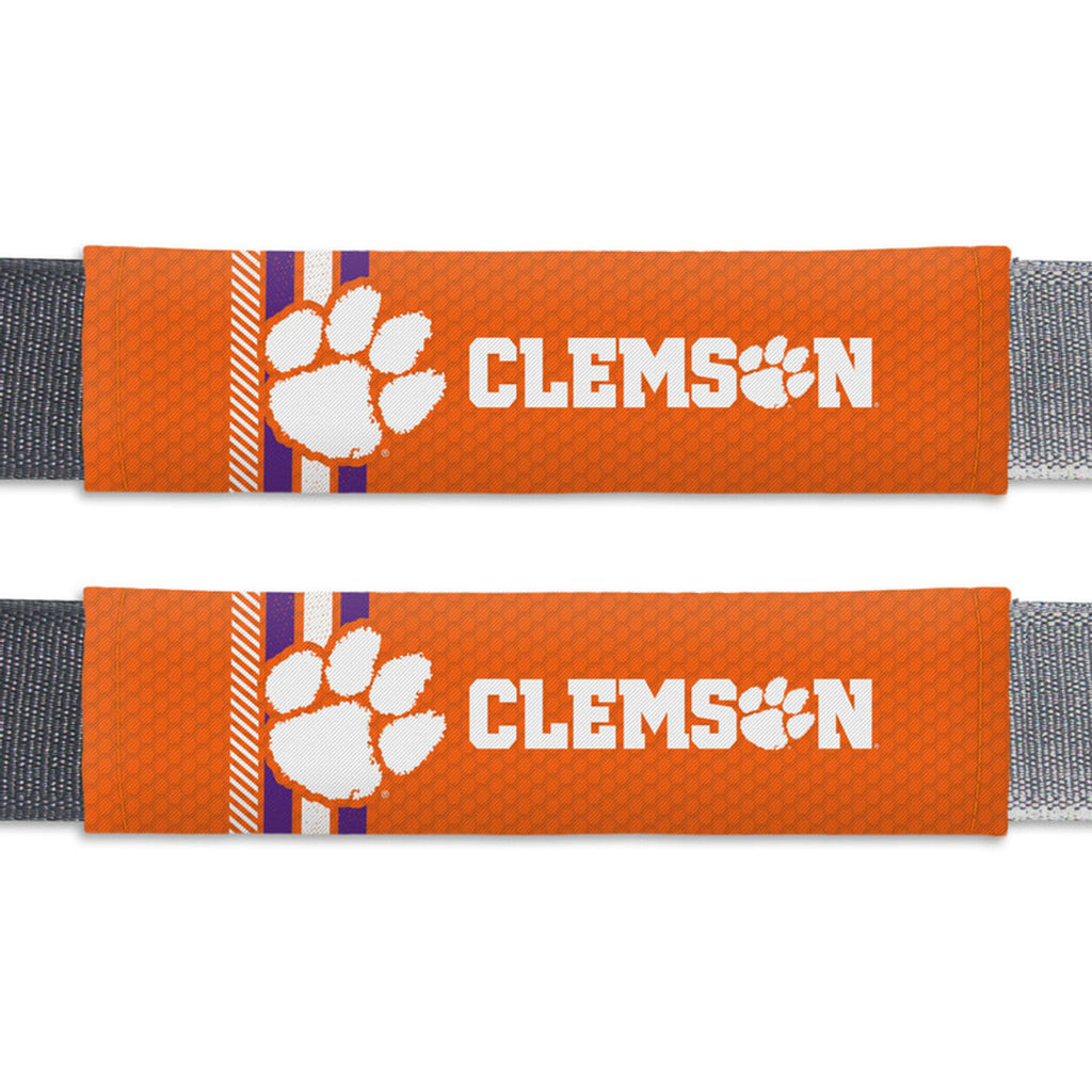 Clemson Tigers Seat Belt Pads Rally Design CO - Fremont Die