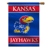 Kansas Jayhawks Banner 28x40 House Flag Style 2 Sided CO - Fremont Die