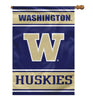 Washington Huskies Banner 28x40 House Flag Style 2 Sided CO - Fremont Die