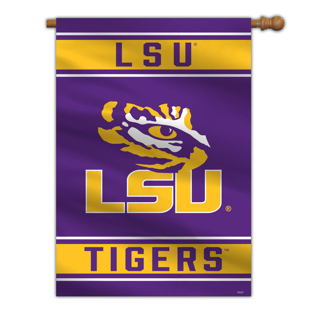 LSU Tigers Banner 28x40 House Flag Style 2 Sided CO - Fremont Die