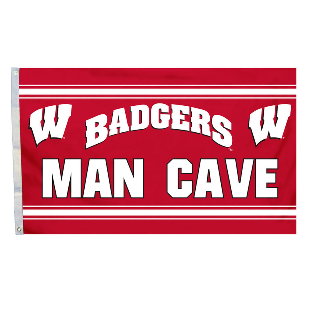 Wisconsin Badgers Flag 3x5 Banner Man Cave CO - Fremont Die