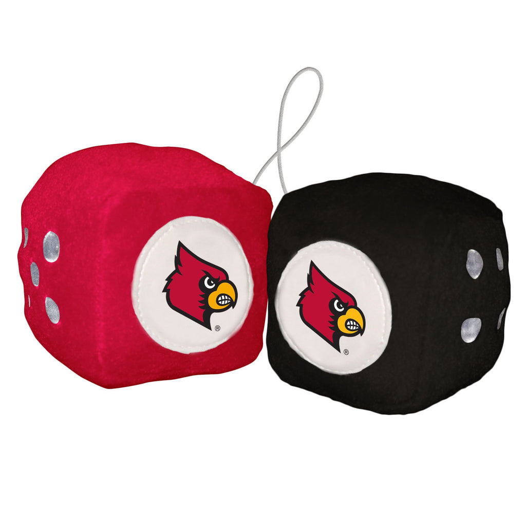 Louisville Cardinals Fuzzy Dice CO - Fremont Die