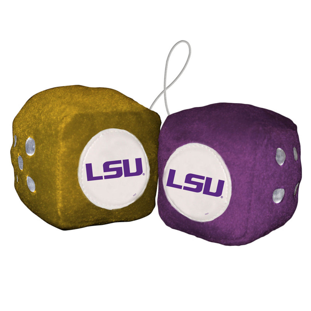 LSU Tigers Fuzzy Dice CO - Fremont Die