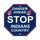 Cleveland Indians Sign 12x12 Plastic Stop Style CO - Fremont Die