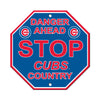 Chicago Cubs Sign 12x12 Plastic Stop Style CO - Fremont Die