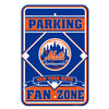 New York Mets Sign 12x18 Plastic Fan Zone Parking Style CO - Fremont Die
