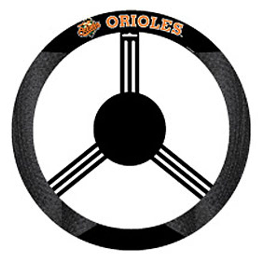 Baltimore Orioles Steering Wheel Cover Mesh Style CO - Fremont Die