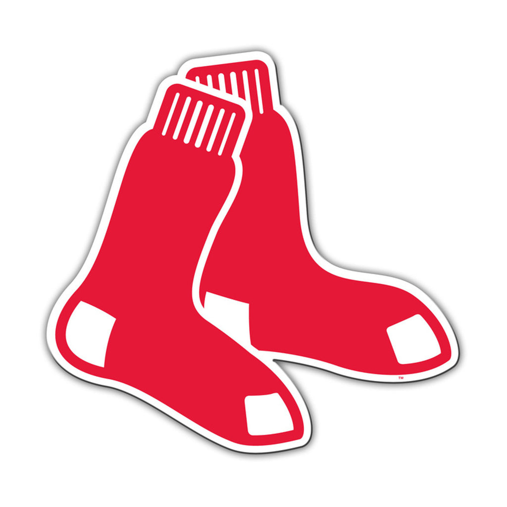 Boston Red Sox Magnet Car Style 12 Inch Socks Logo CO - Fremont Die