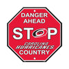 Carolina Hurricanes Sign 12x12 Plastic Stop Style CO -