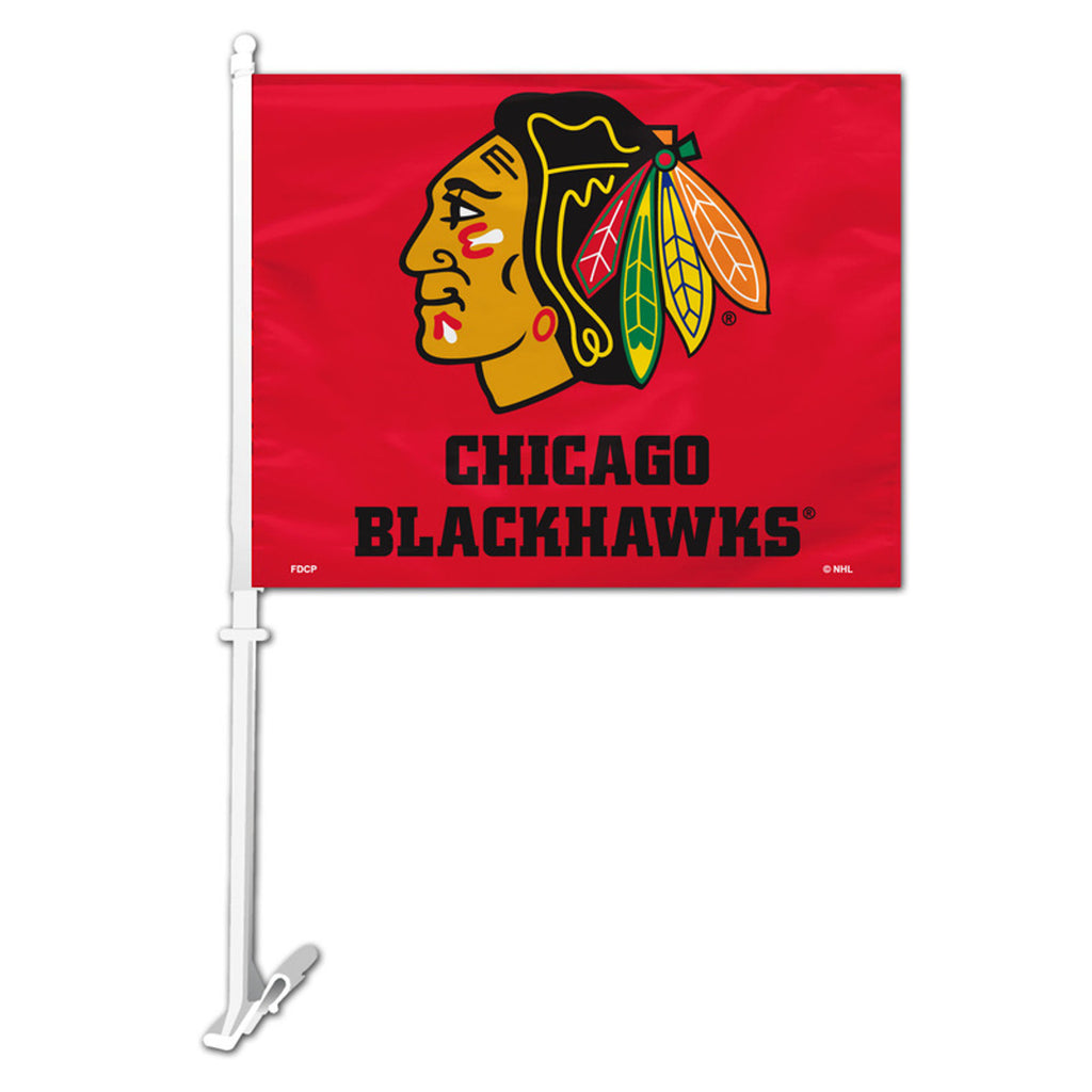 Chicago Blackhawks Car Flag - Special Order - Fremont Die