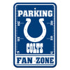 Indianapolis Colts Sign 12x18 Plastic Fan Zone Parking Style CO - Fremont Die