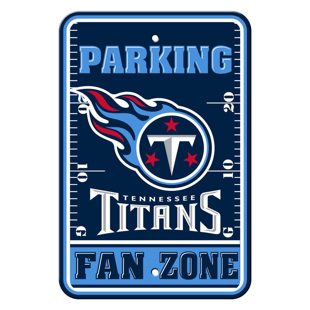 Tennessee Titans Sign 12x18 Plastic Fan Zone Parking Style CO - Fremont Die