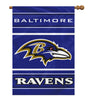 Baltimore Ravens Banner 28x40 House Flag Style 2 Sided CO - Fremont Die