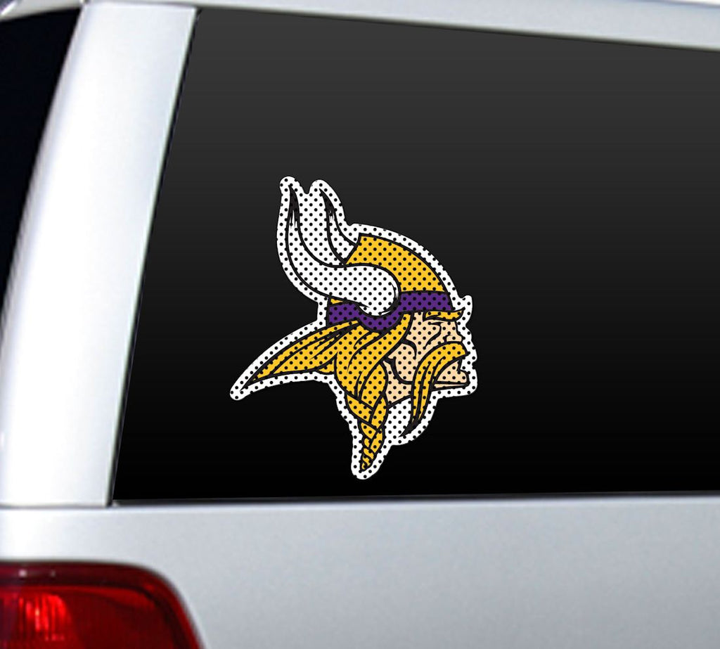Minnesota Vikings Window Film 12 Inch Die Cut CO - 0.25