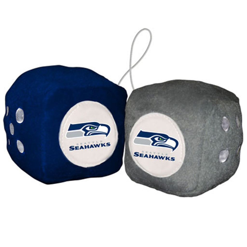 Seattle Seahawks Fuzzy Dice CO - Fremont Die
