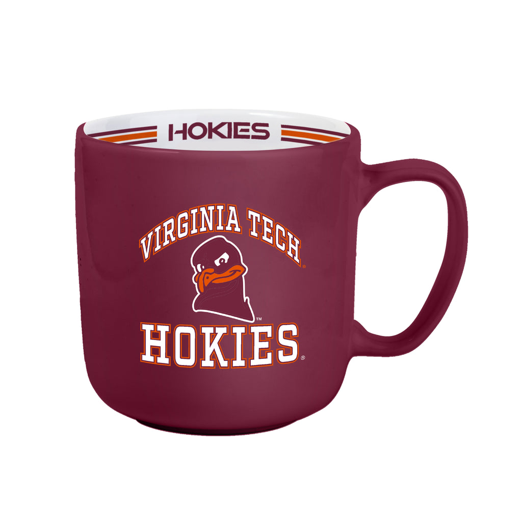 Virginia Tech Hokies Coffee Mug 15oz Stripe Design - Logo Brands