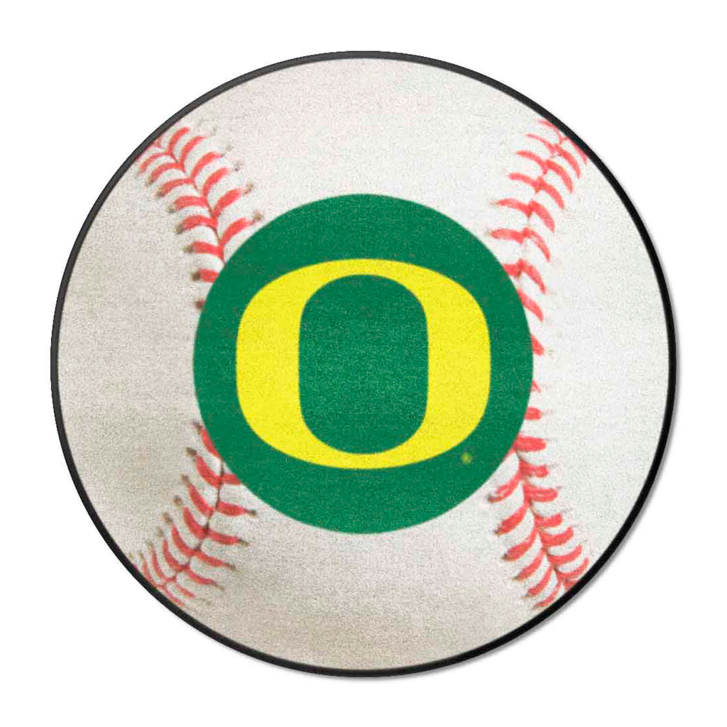 Fanmats - University of Oregon Baseball Mat 27'' diameter