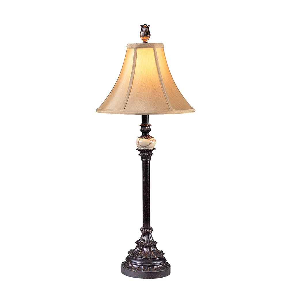 Antique Black Buffet Lamp - OK Lighting