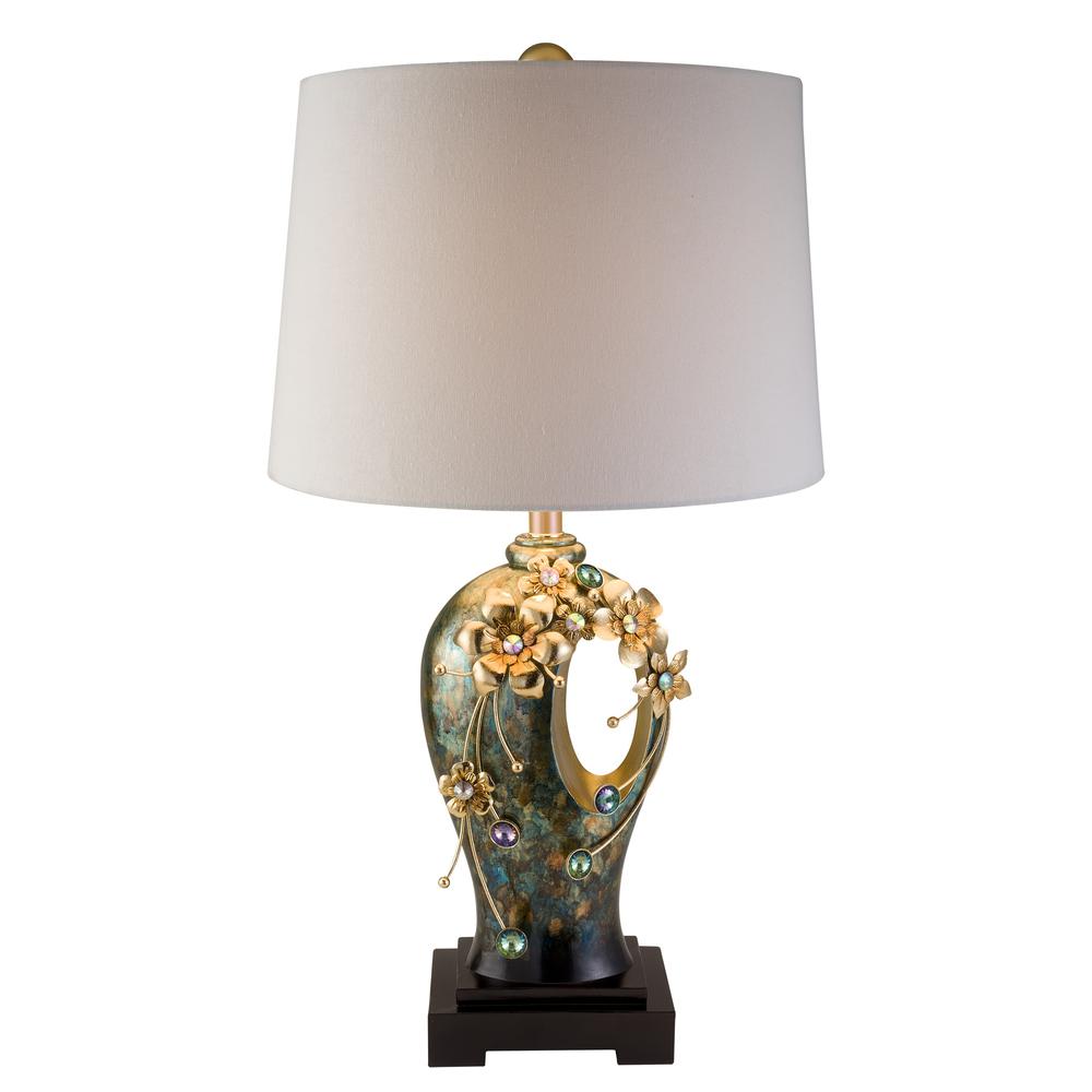 Virgo Orchid Table Lamp - OK Lighting