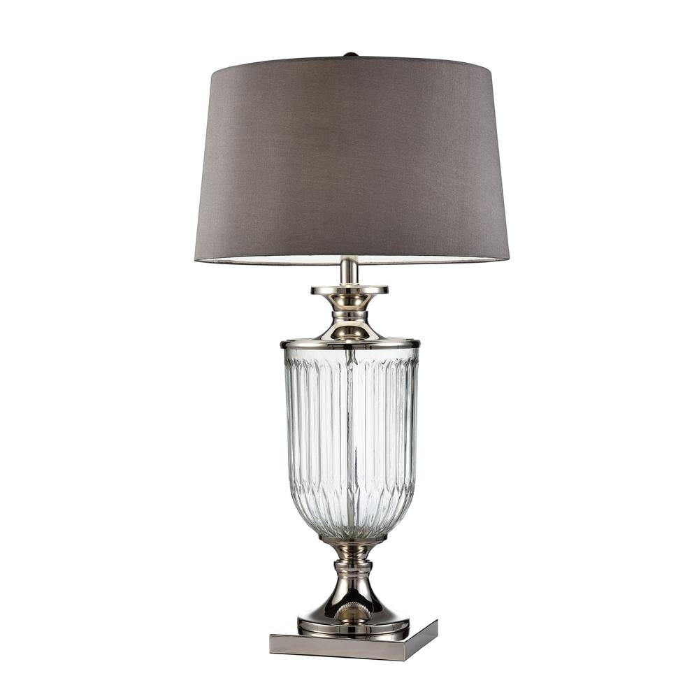 32.50''H Amelie Glass Table Lamp - OK Lighting