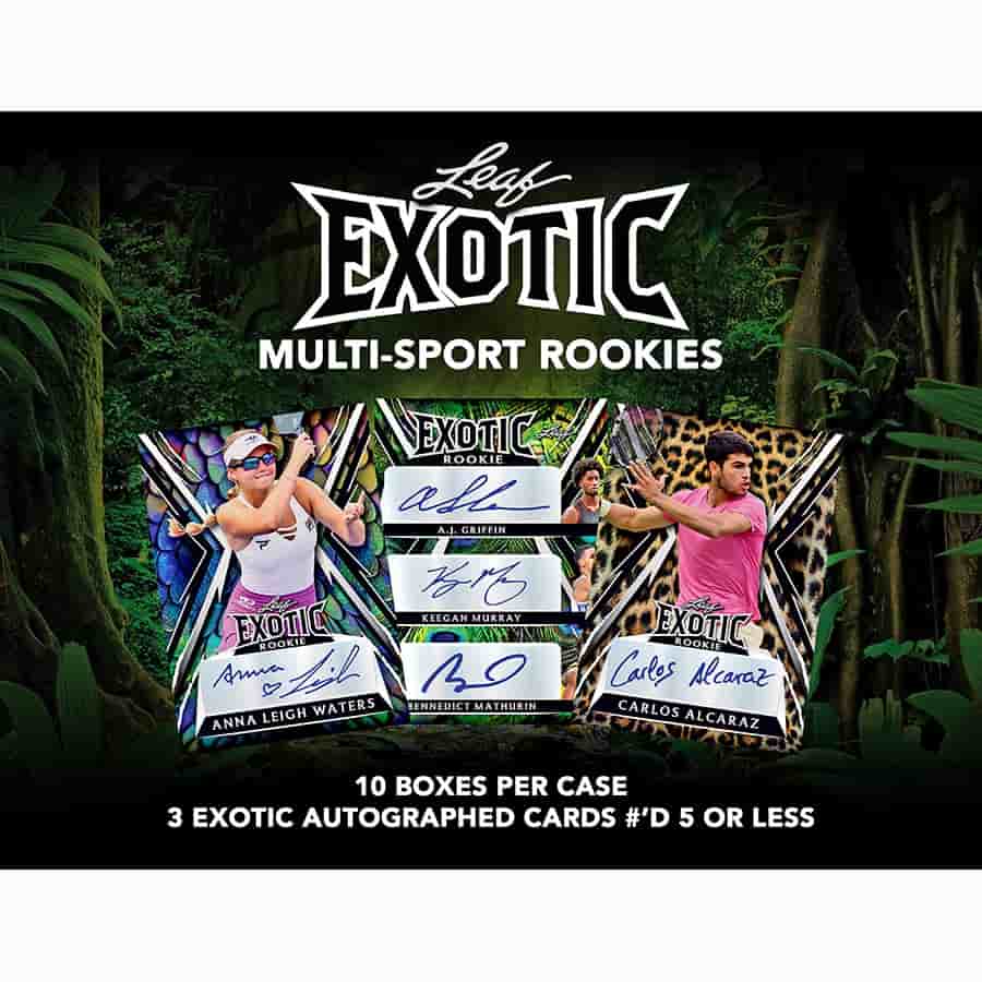 Leaf Trading Cards -  Exotic - 2023 Leaf Exotic Multi-Sport Rookies Hobby