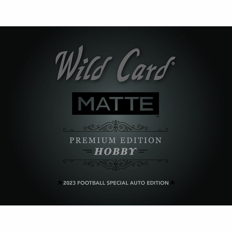 Wild Card -  Matte Premium Edition - 2023 Wild Card Matte Football Premium Edition Hobby
