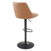 Sylmar Height Adjustable Stool in Sand Faux Leather - OSP Home Furnishings