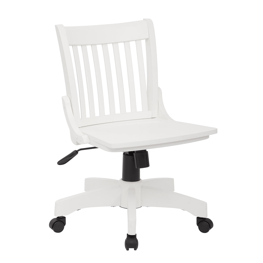 Deluxe Armless Wood Bankers Chair - OSP Home Furnishings