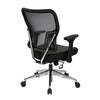 Air Grid® Back and Bonded Leather Seat Chair - Office Star Products